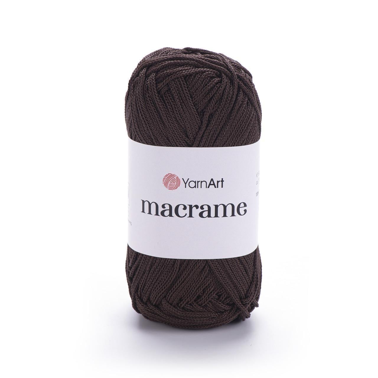 Пряжа макраме YarnArt Macrame полиэстер 2 мм 90 г Шоколад №157 (2330664170) Пряжа макраме YarnArt Macrame полиэстер 2 мм 90 г Шоколад №157 (2330664170)