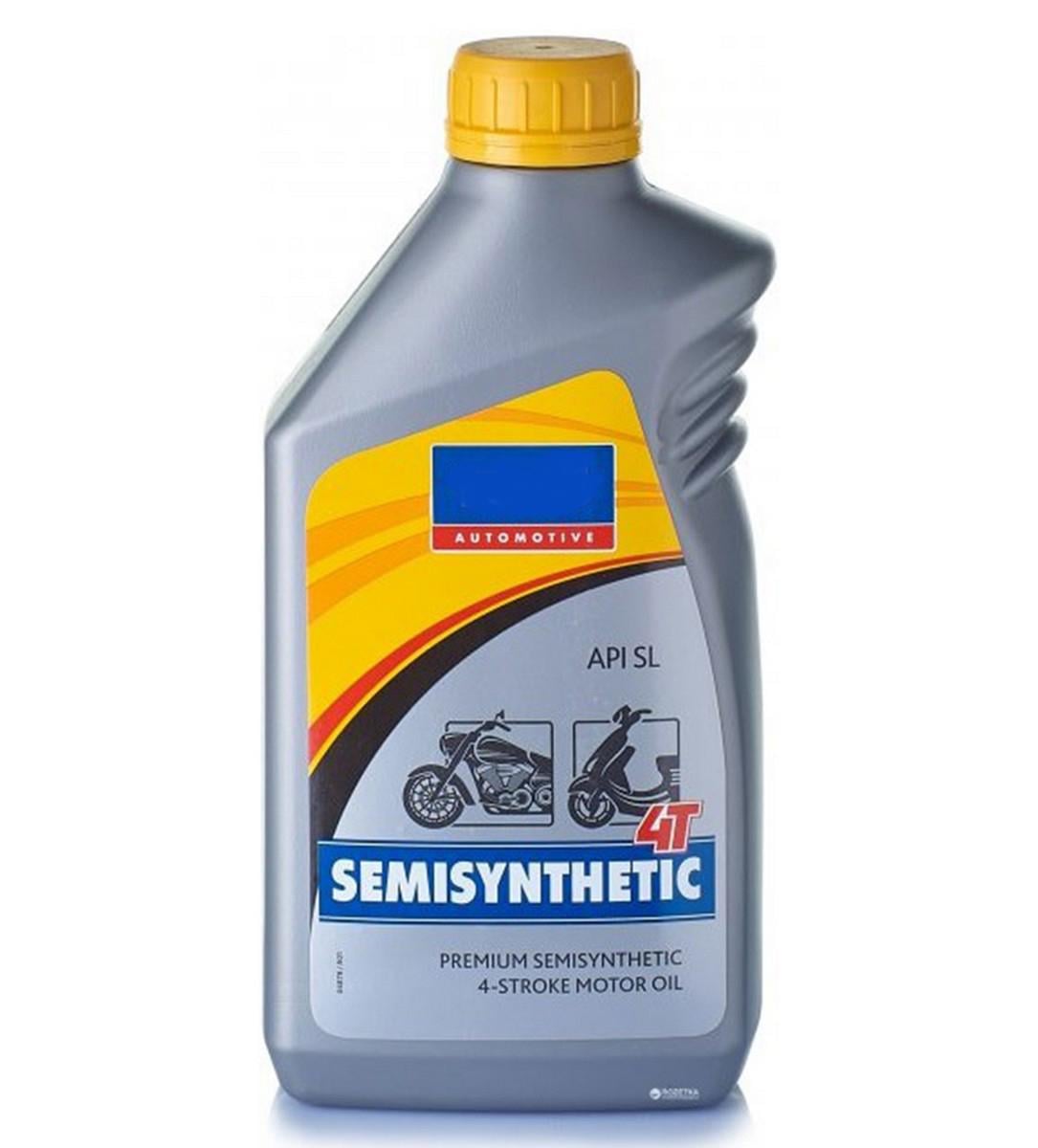Масло для 4-х тактных двигателей SEMISYNTHETIC 4T 10W-40 полусинтетика 1 л (смаз145)