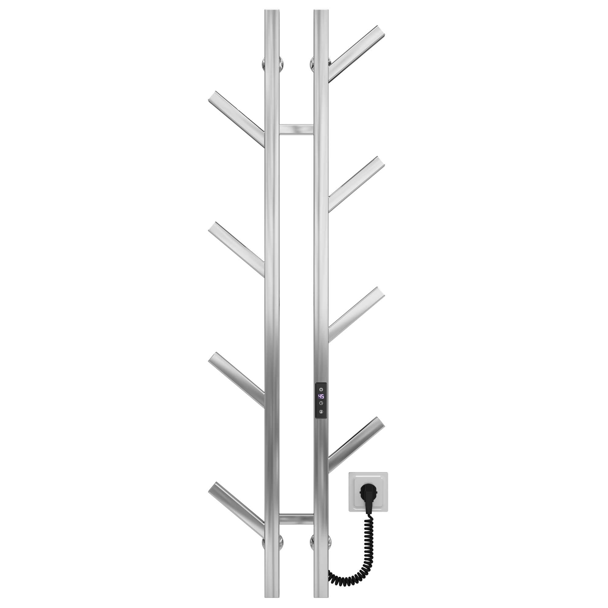 Полотенцесушитель электрический Deffi Sakura П8 JD04 правое подключение нержавеющая сталь 100x1200 E мм Хром (A.SR.120.10.8.E.C.R.2)