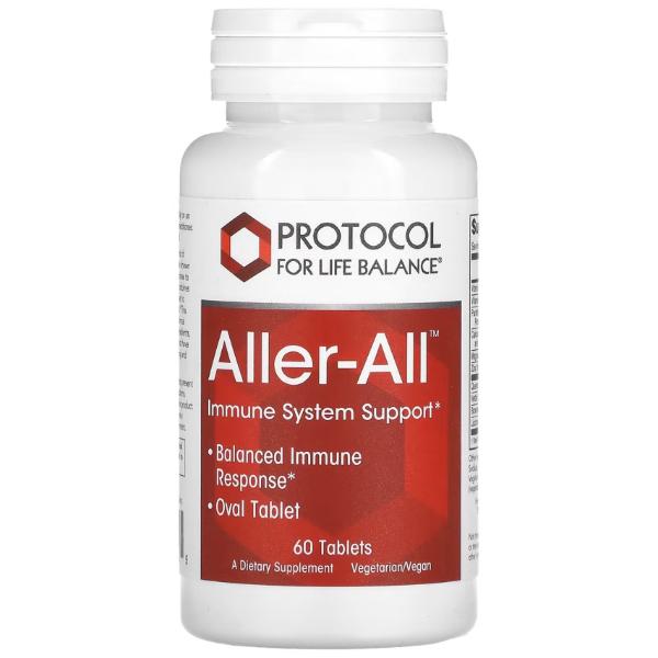Натуральна добавка для імунітету Protocol for Life Balance Aller-All Immune System Support 60 табл. (23713033)