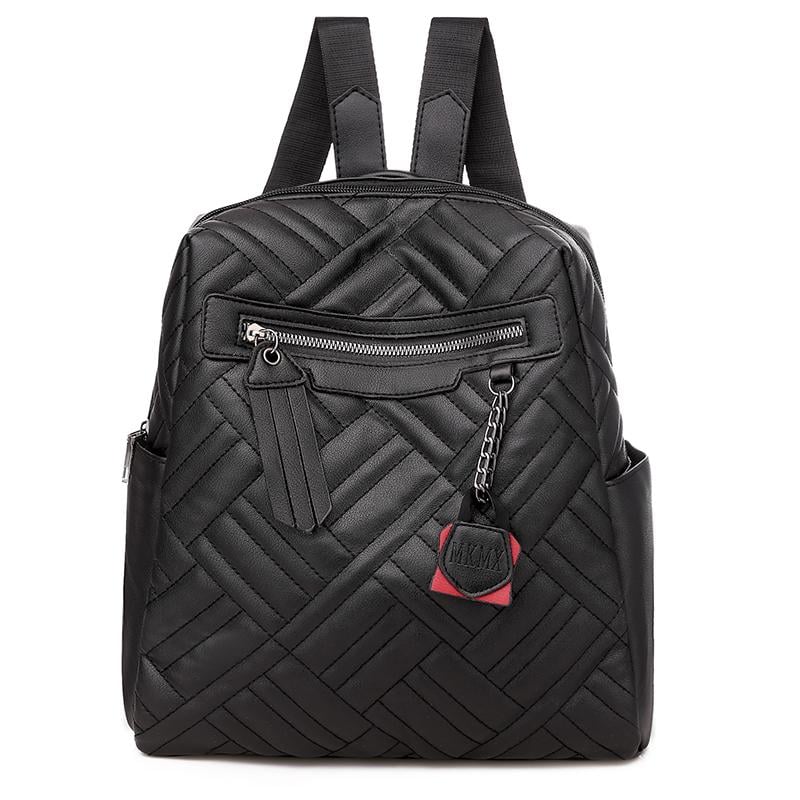 Рюкзак женский городской ML экокожа Черный (MLRB)