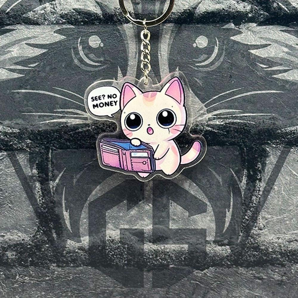 Брелок акриловый Котик с кошельком (2712856102) Брелок акриловый Котик с кошельком (2712856102)