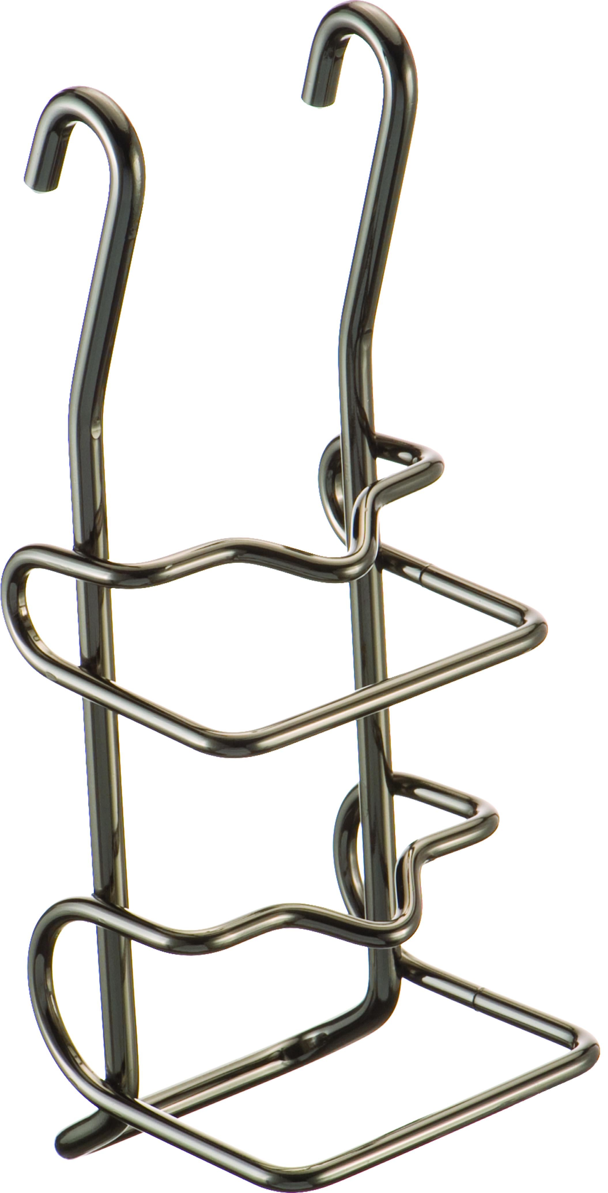 Полка на рейлинг Lemi для крышек Черный никель (31607)