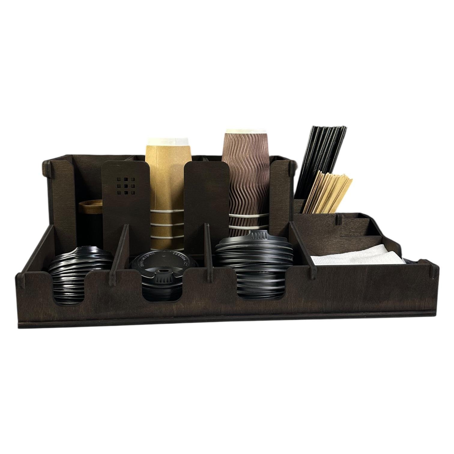 Органайзер кавовий дерев’яний Barista Maxi 3X Палісандр (WN-006) - фото 3