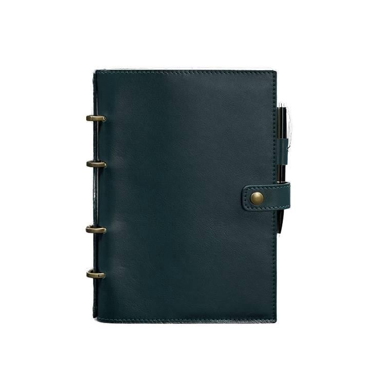 Блокнот шкіряний Софт-бук 9.1 з датованим блоком Зелений (A-027488) - фото 1 Блокнот шкіряний Софт-бук 9.1 з датованим блоком Зелений (A-027488) - фото 1