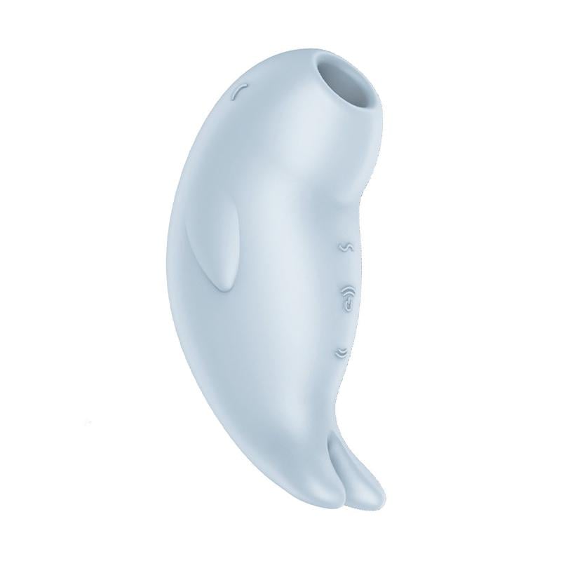Вибратор вакуумный для клитора Satisfyer Seal You Soon 11 см Голубой (51235)