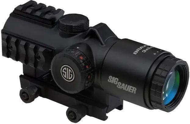 Прицел призматический Sig Optics BRAVO3 BATTLE SIGHT 3X24 мм HORSESHOE DOT ILLUM RETICLE (5003282) - фото 2 Прицел призматический Sig Optics BRAVO3 BATTLE SIGHT 3X24 мм HORSESHOE DOT ILLUM RETICLE (5003282) - фото 2