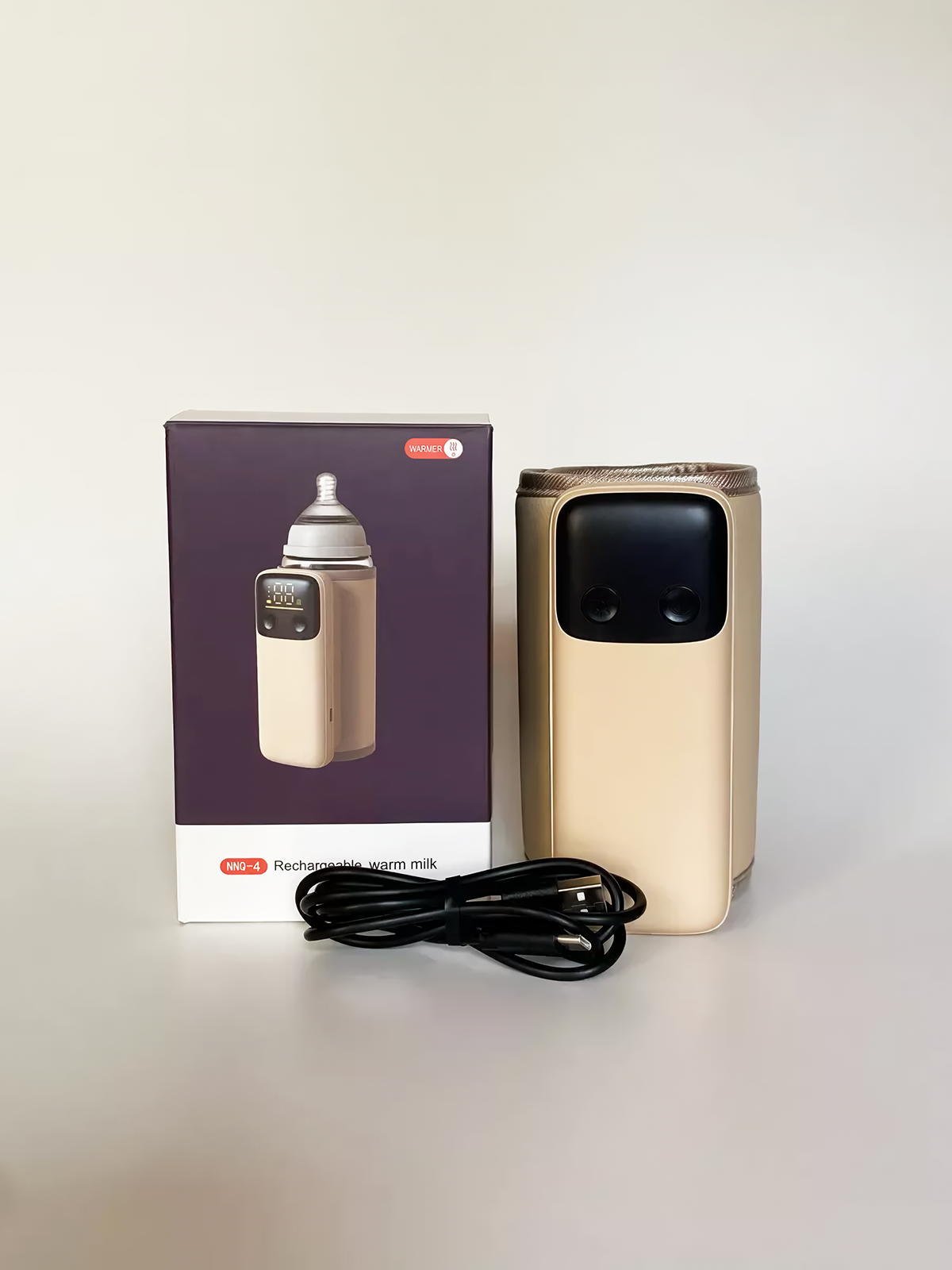 Підігрівач для дитячих пляшечок бездротовий DobraMama USB Бежевий (73725) - фото 11