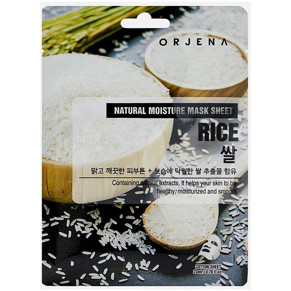 Тканевая маска для лица Orjena Natural Moisture Rice Mask Sheet с экстрактом риса 23 мл (8809446653120)