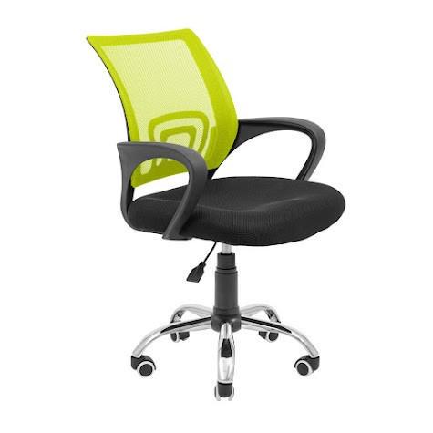 Офисное кресло руководителя Richman Spider Piastra хром Черно-салатовый (rich_kr_0423_117)
