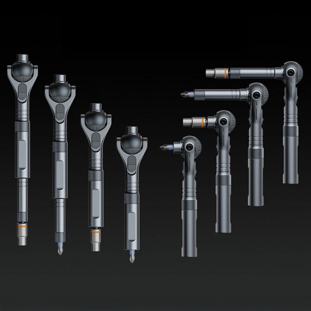 Викрутка з реверсом та набором біт DUKA ATuMan Ratchet Screwdriver RS2 (40в1) - фото 5