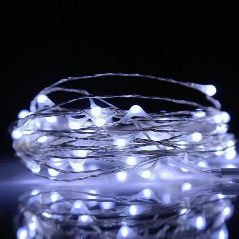 Гирлянда 20 LED 2 м холодный белый от USB (51083)
