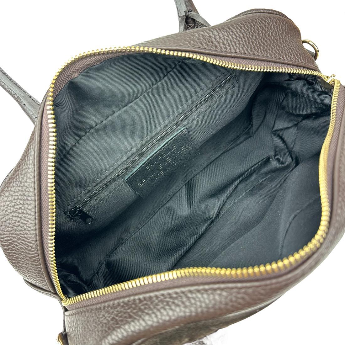 Жіноча сумка Royal Bag F-IT-3017DB замшева Шоколадний (8146) - фото 2 Жіноча сумка Royal Bag F-IT-3017DB замшева Шоколадний (8146) - фото 2