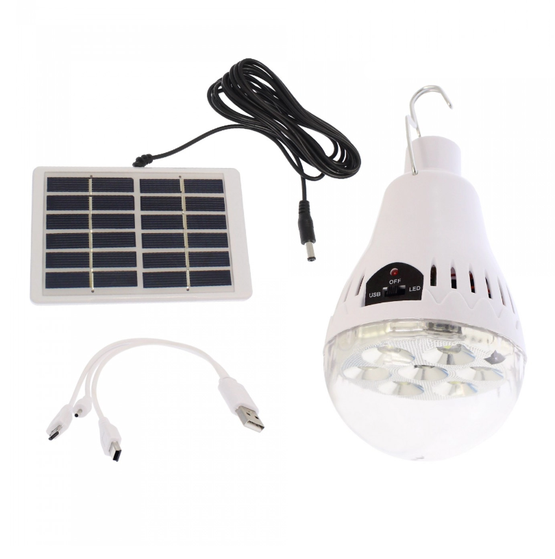 Лампа акумуляторна Solar Light CL-6028 із сонячною панеллю