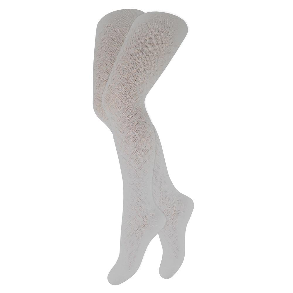 Колготки детские ажурные Легка Хода 8105 98-104см Белый