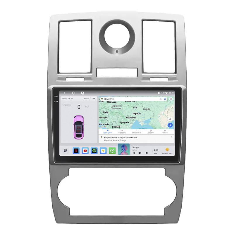 Автомагнитола штатная Lesko QLED CarPlay/4G/WiFi/GPS/360° для Chrysler 300C I 2004-2011 4/64Gb 9" (2323899129)