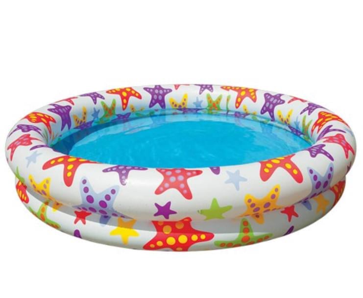 Бассейн надувной Intex 59421 Звездочки круг 3+ 122х25 см (AWN-00254) - фото 1