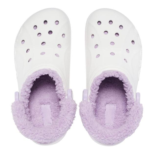 Сабо Crocs Baya Lined Fuzz-Strap Clog M6 р. 38/24,5 см White (20566523) - фото 4