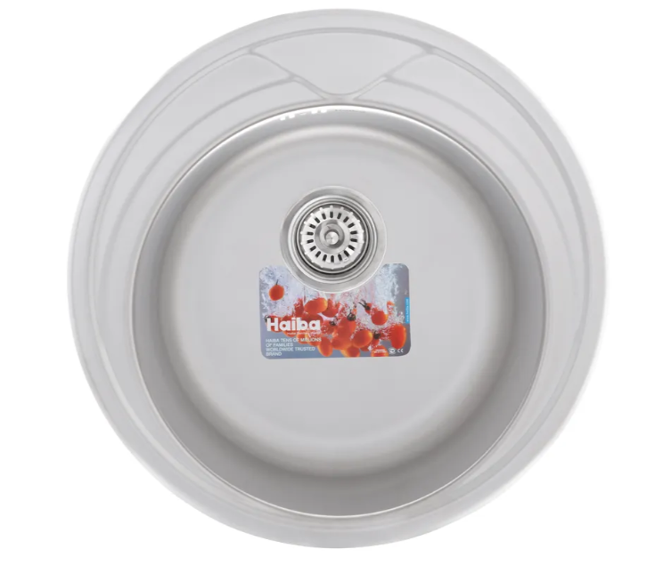 Мийка кухонна Haiba Decor 510 мм (HB0544)