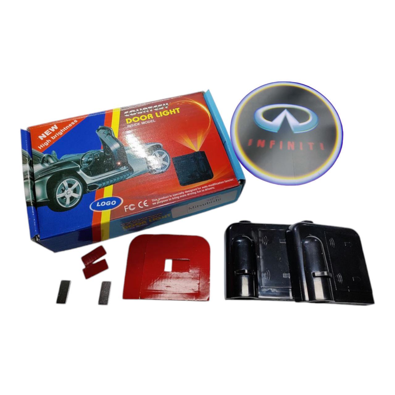 Підсвічування світлодіодне на двері автомобіля з логотипом INFINITI (1773686158) - фото 5 Підсвічування світлодіодне на двері автомобіля з логотипом INFINITI (1773686158) - фото 5