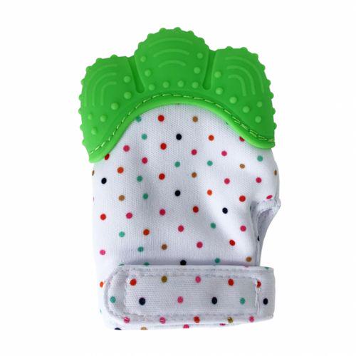 Прорезыватель-перчатка Лапка Зеленый Прорезыватель-перчатка Лапка Зеленый