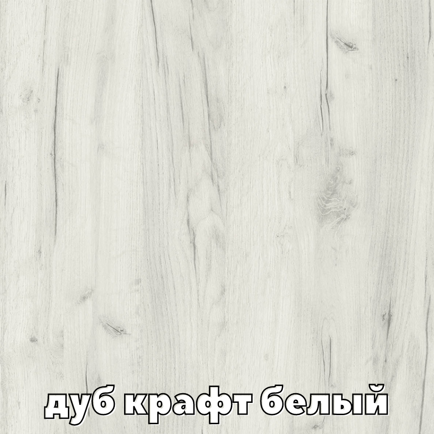 Шкаф-купе двухдверный Алекса ДСП 1000х2400х450 мм Дуб крафт белый (277) - фото 3