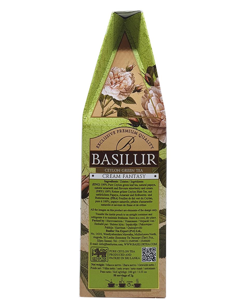 Чай зеленый Basilur Букет Кремовая Фантазия 100 г (55121) - фото 5 Чай зеленый Basilur Букет Кремовая Фантазия 100 г (55121) - фото 5