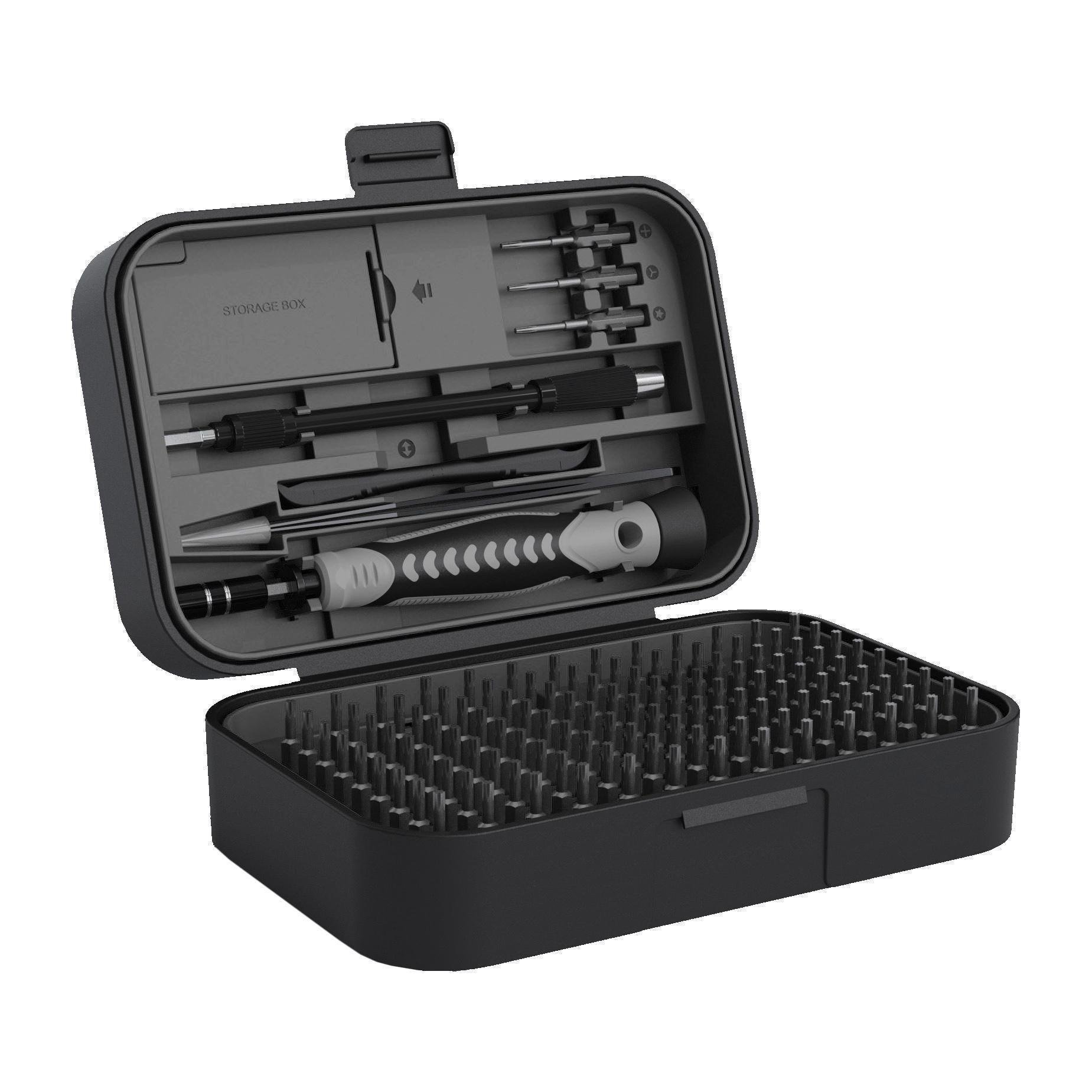 Отвертка магнитная King'sdun 130в1 с битами для работ с мелкими деталями/техникой/гаджетами Черный (14924652)