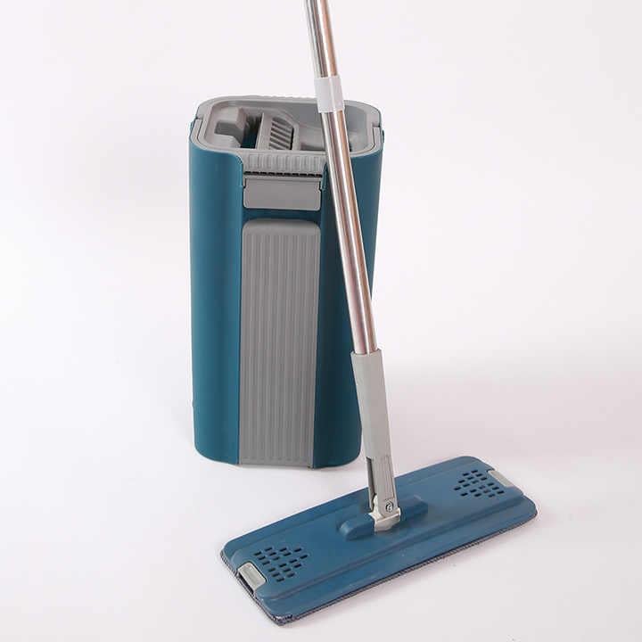 Комплект швабра с ведром CM-1210 с системой авто-отжима для быстрой уборки Blue (784780588) Комплект швабра с ведром CM-1210 с системой авто-отжима для быстрой уборки Blue (784780588)