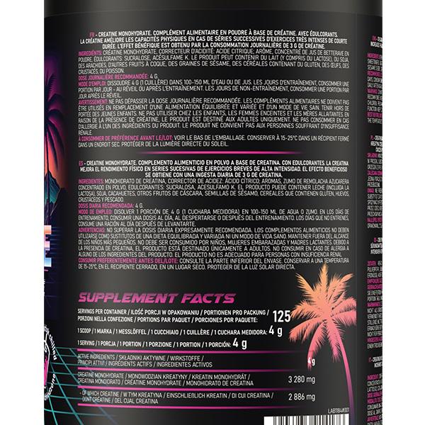 Креатин моногідрат OstroVit Creatine Monohydrate 500 г 125 порцій Miami Vibes (000020811) - фото 2