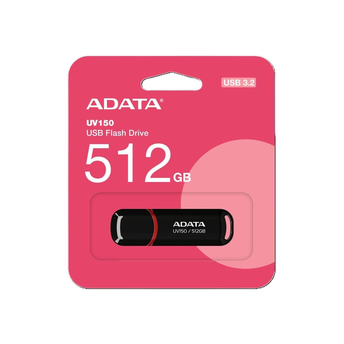 Флеш-пам'ять USB ADATA UV 150 512 Гб Black (20220408) - фото 2