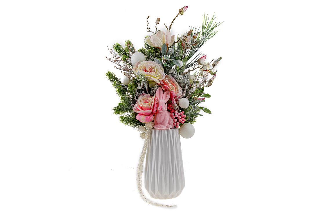 Новогодняя композиция в вазе BonaDi (RM0-159)