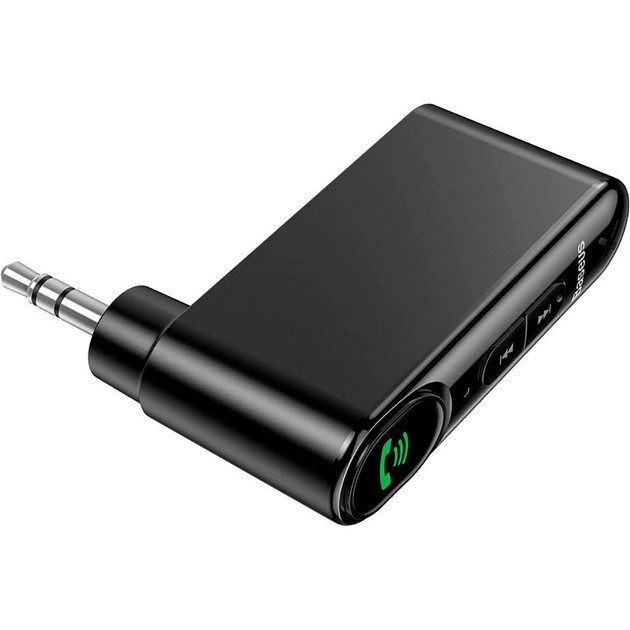 Модулятор FM-Трансмітер BASEUS BSBA-02 AUX Wireless Audio Receiver WXQY010001 Black - фото 4 Модулятор FM-Трансмітер BASEUS BSBA-02 AUX Wireless Audio Receiver WXQY010001 Black - фото 4