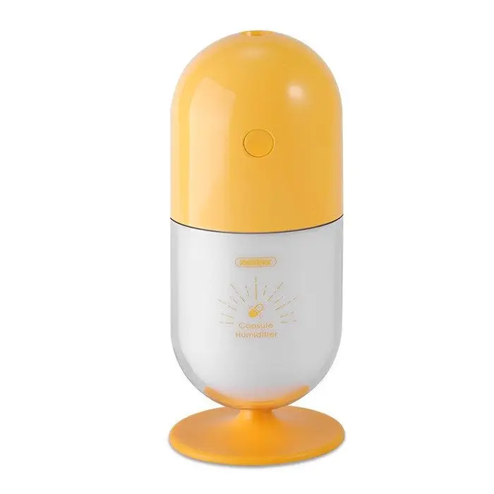 Зволожувач повітря Remax RT-A500 Capsule Mini Humidifier Жовтий (6954851281870)