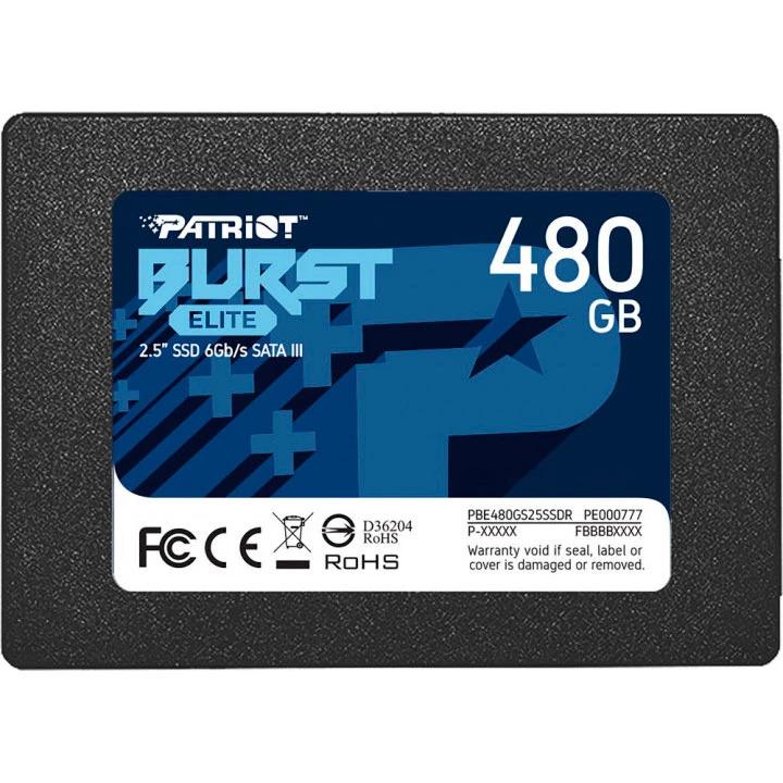 Твердотельный накопитель Patriot 480 Гб TLC (PBE480GS25SSDR)