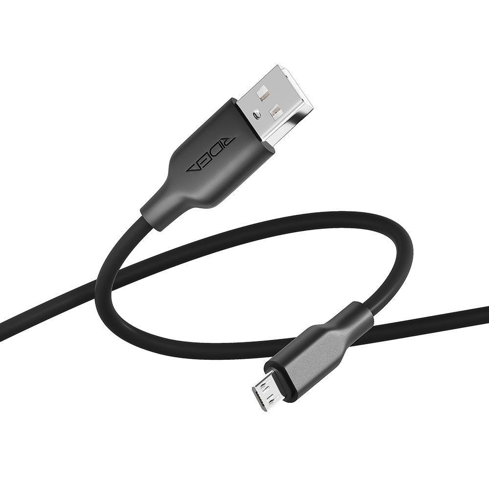 Кабель Ridea RC-M114 Soft Silico USB to Micro USB Чорний (209-00163) - фото 6