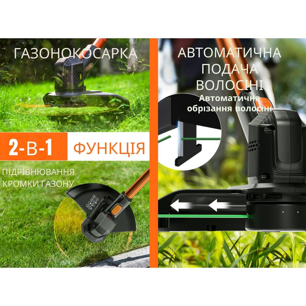 Газонокосилка триммер Litheli с аккумулятором Power Bank Litheli 20000 мАч 45W 2А - фото 5 Газонокосилка триммер Litheli с аккумулятором Power Bank Litheli 20000 мАч 45W 2А - фото 5