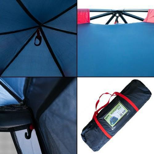 Туристическая беседка-палатка Tramp Lite Mosquito 4,3х3,7х2,25 м Синий - фото 6