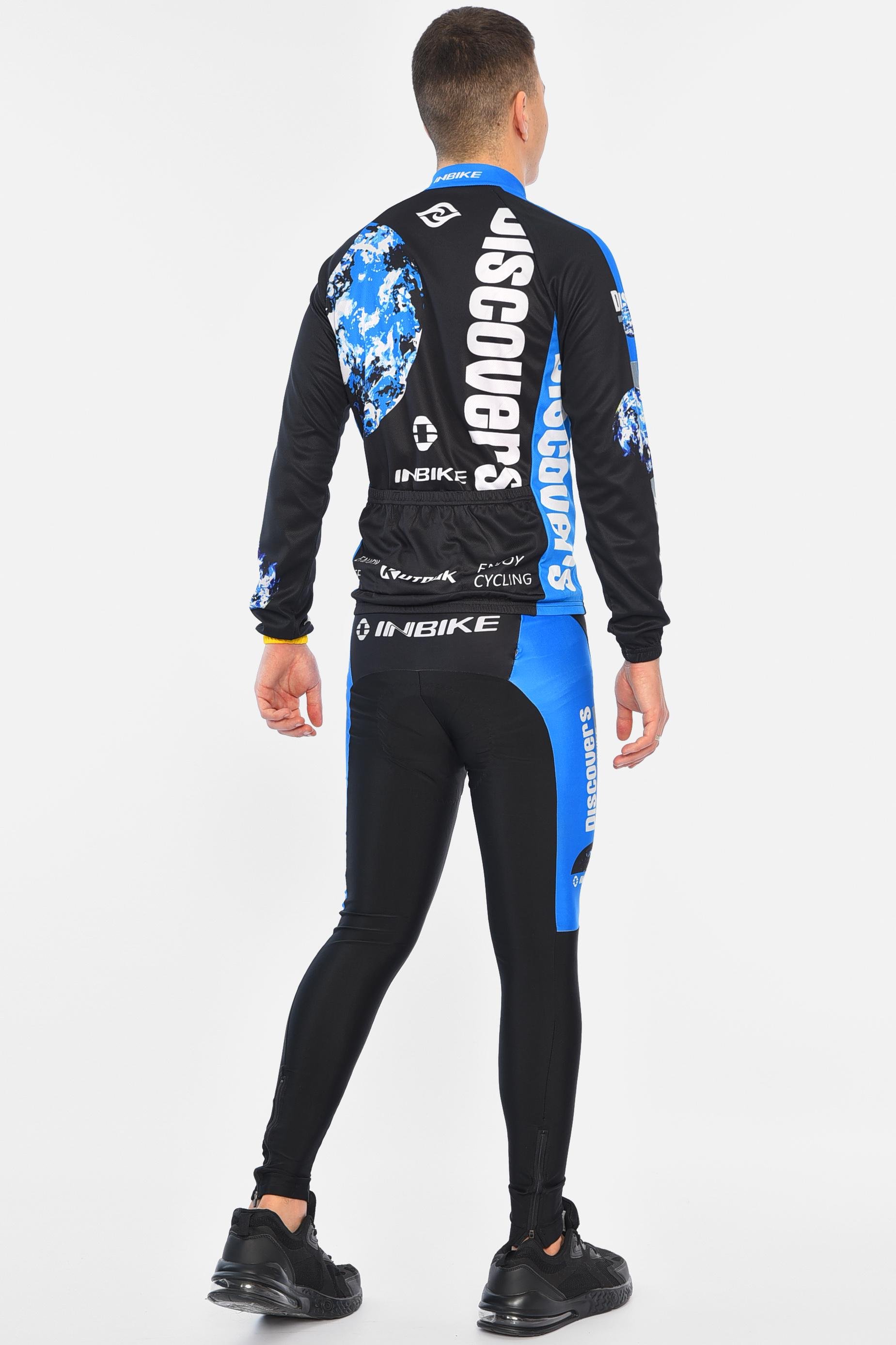 Велокостюм мужской S Черный (195638) - фото 3