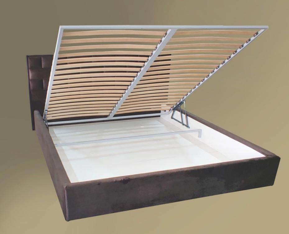 Кровать Littorio Premium Simple с дополнительной металлической цельносварной рамой 90х190 см Коричневый - фото 4 Кровать Littorio Premium Simple с дополнительной металлической цельносварной рамой 90х190 см Коричневый - фото 4