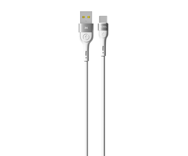 Кабель USB Data Ridea RC-XS51 X-Silicone Type-C 3A 1,2 м White