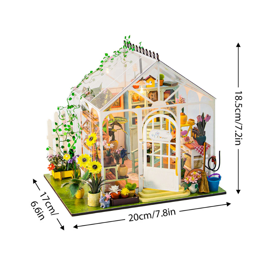 Румбокс 3D мініатюрний ляльковий будиночок CuteBee DollHouse Казковий сад (M2321) - фото 3 Румбокс 3D мініатюрний ляльковий будиночок CuteBee DollHouse Казковий сад (M2321) - фото 3