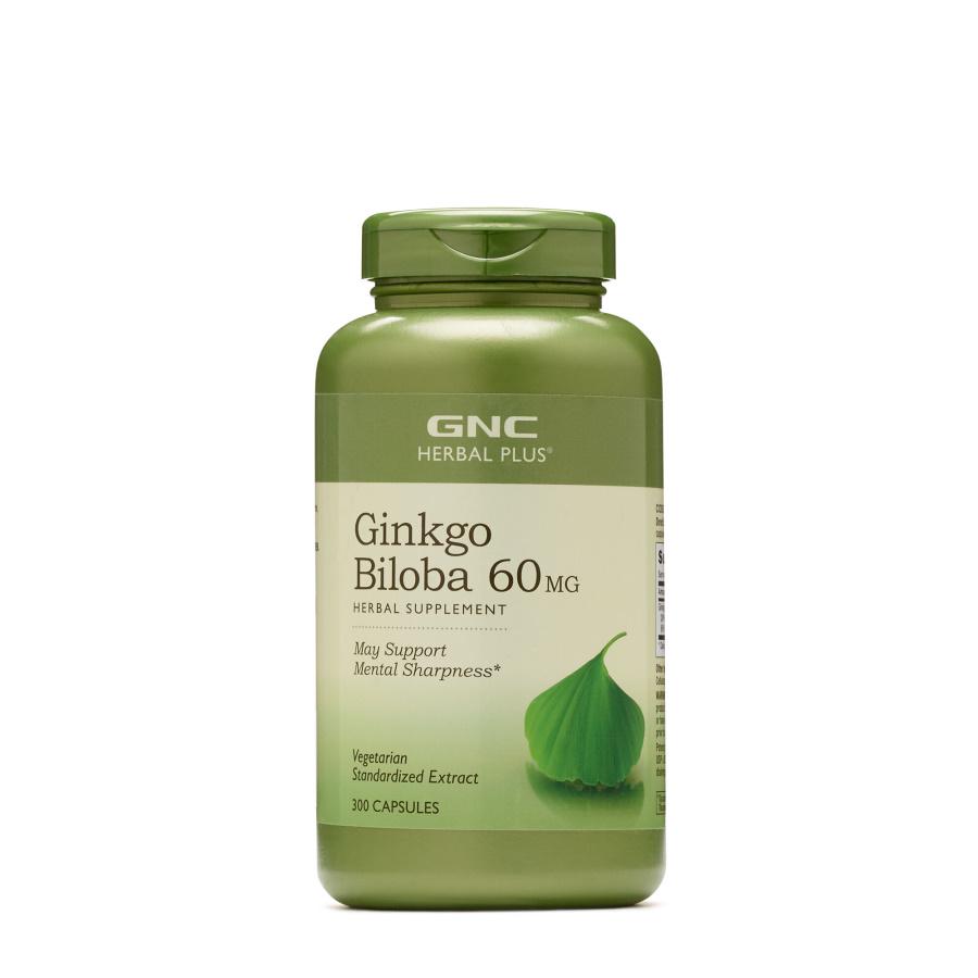 Натуральная добавка GNC Herbal Plus Ginkgo Biloba 60 мг 300 капс. (6752)