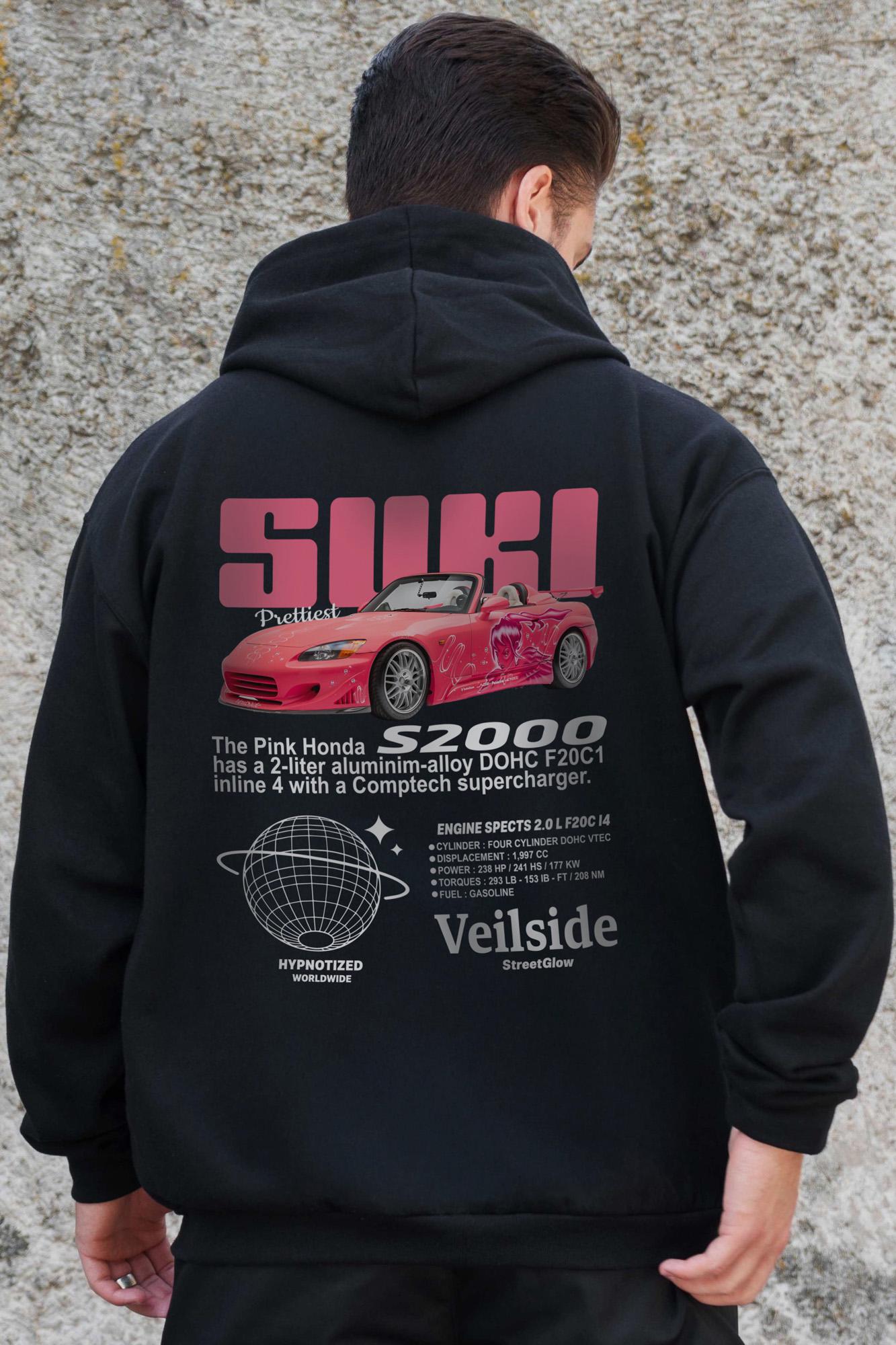 Худи-зип с принтом Without Suki  Kane S/M Black (S/M8055864)