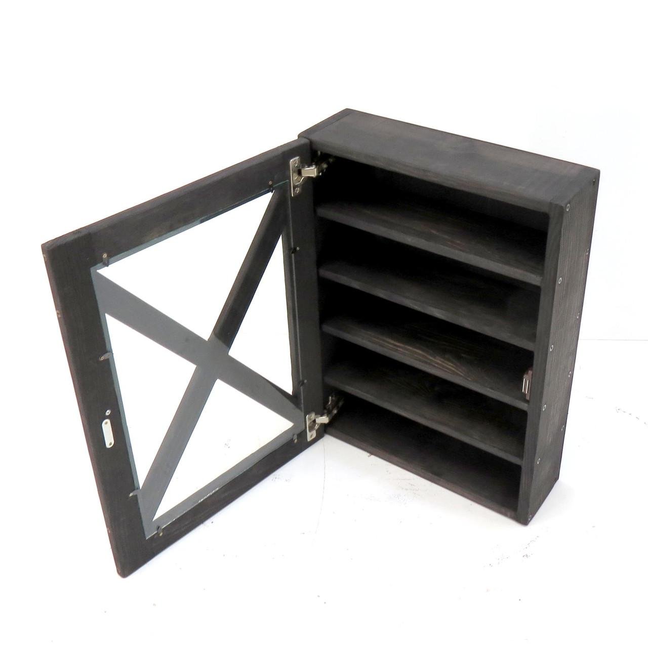 Шкаф настенный из дерева Энире Венге (ШФН-002412) Шкаф настенный из дерева Энире Венге (ШФН-002412)