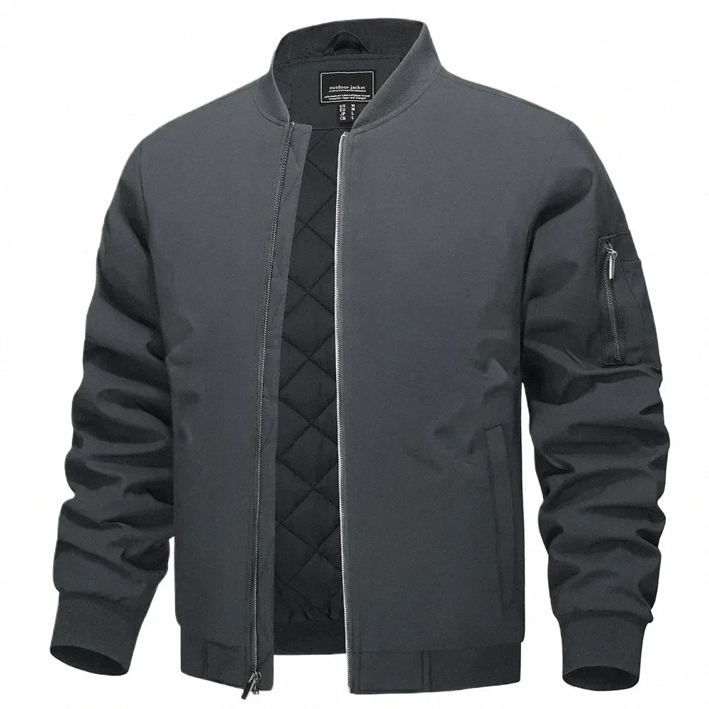 Куртка-бомбер чоловіча 2XL Чорний (25763164)