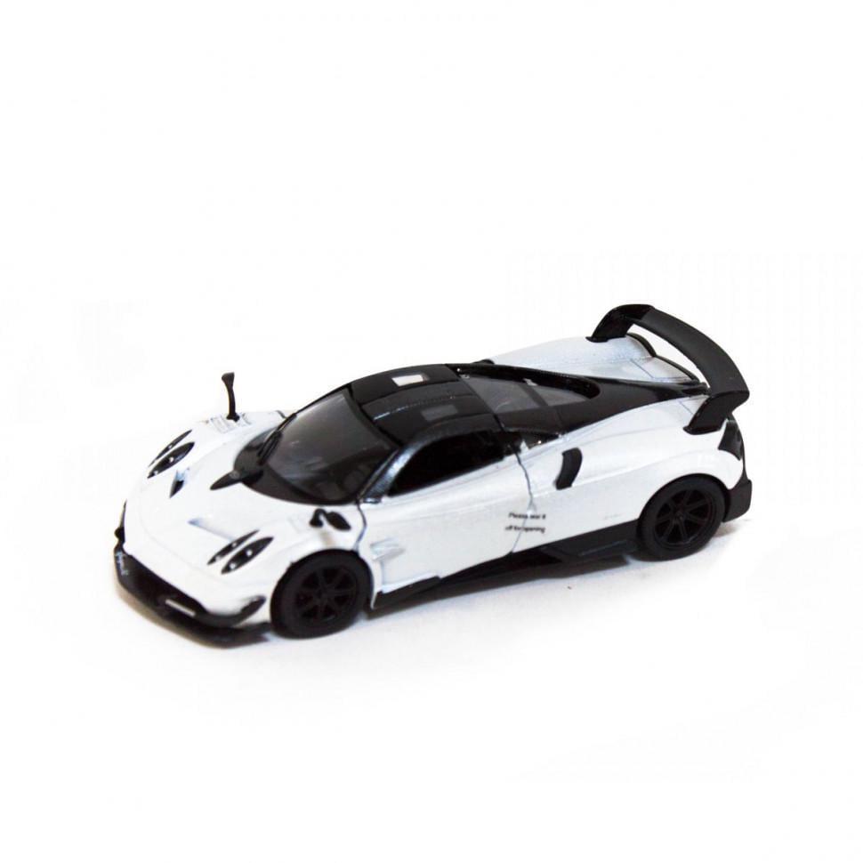 Іграшкова машинка колекційна pagani huayra bc kt5400w інерційна Білий (RLT16302s18715)
