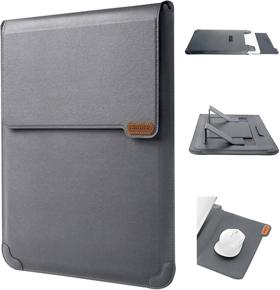 Сумка-чохол з підставкою Nillkin Laptop Sleeve Macbook для ноутбука 15,6-16,1'' 451x300x10 мм Gray (6902048202825) - фото 4