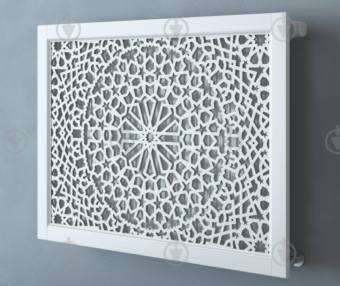 Экран-решетка декоративная на батарею отопления R40-F60 Белый (25311390)