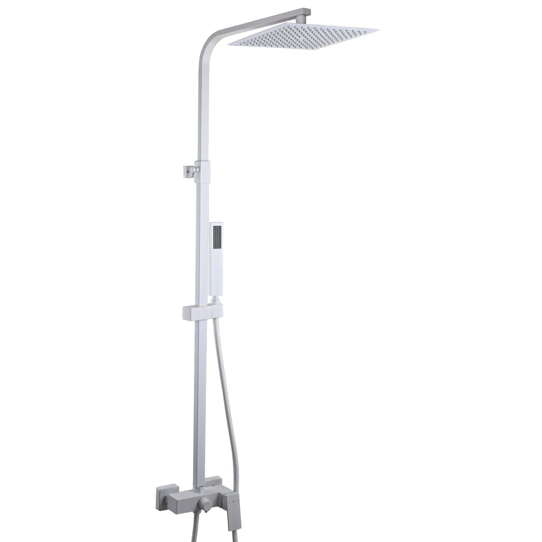 Душевая система TOPAZ Odiss TO 18802-H66-WW с регулировкой высоты латунь Белый матовый (GSR-000022538)